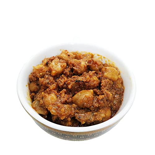 Image of Arkos Homemade Chole Aam Pickle, 400gm with 100% natural ingredients,Soury Chickpeas and mango pickle,Garbanzo and mango Pickle,Ready to eat hot rice, roti,paratha etc