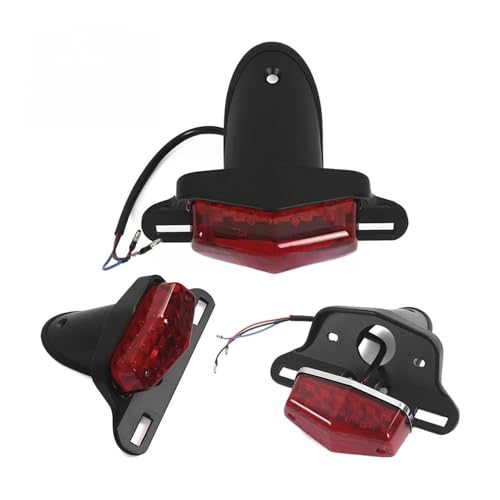 Support de plaque moto avec feu arrière LED idéal pour vos sorties nocturnes - 6