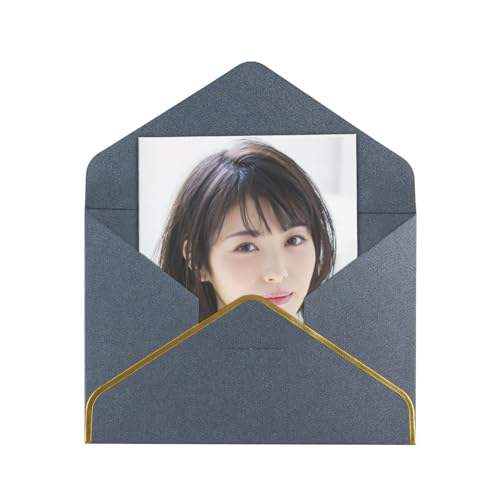 メッセージカード 浜辺美波 グリーティングカード 人気 シンプル 挨拶状 年賀状 感謝カード 金箔押し 封筒付き 多機能 レター用品 友達 家族 記念日 新年 お正月 お誕生日 贈り物 おしゃれ プレゼント