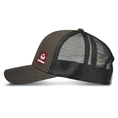 Image of Wolverine Trucker Hat | Mesh Back | Snapback | Adjustable | Rugged | Durable | Workwear