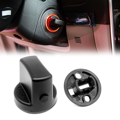 Keyless Lgnition Switch Rotation Button Cap Compatible with 2007-2015 Mazda CX-9 2006-2007 Mazda 6 2007-2011 CX7 Replaces OE D461-66-141A-02 D6Y1-76-142 D46166141A02