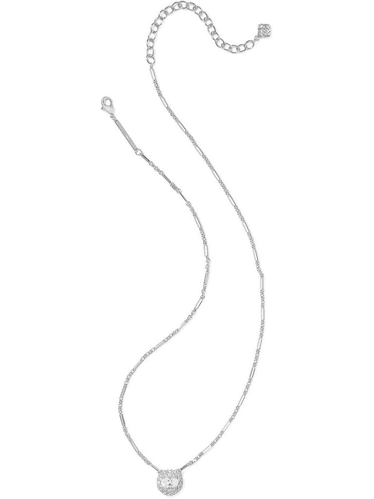 Silver Kendra Scott Bella Short Pendant Necklace
