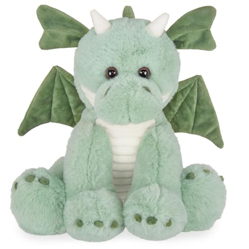 Image of Bearington Burnie Plush Dragon Stuffed Animal, 10.5 Inch