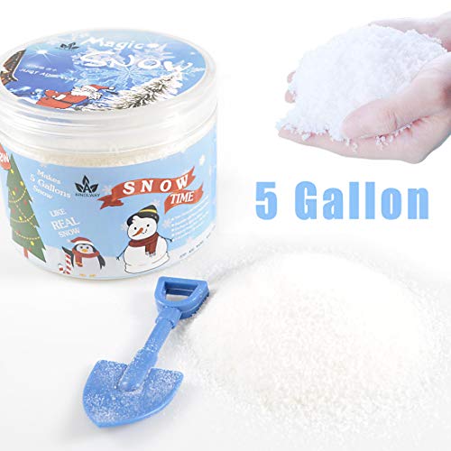AINOLWAY Instant Snow Fake Snow Powder for Cloud Slime, Makes 5 Gallons of