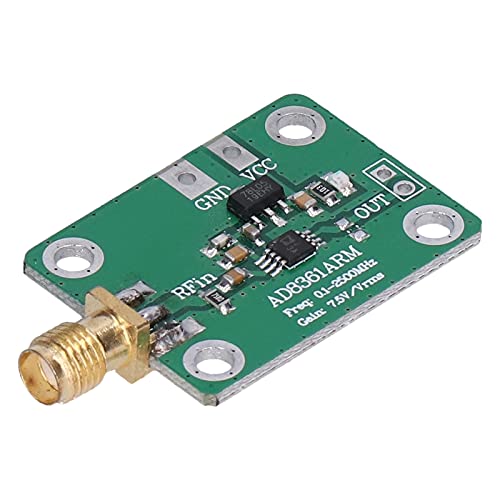 Hyuduo Módulo Detector de Señal RF Módulo Detector de Frecuencia de Placa de Circuito Impreso 0,1 a 2,5 GHz Salida Lineal AD8361 para Monitoreo de Señal de Prueba de RF y Uso de Cadena de Transmisor