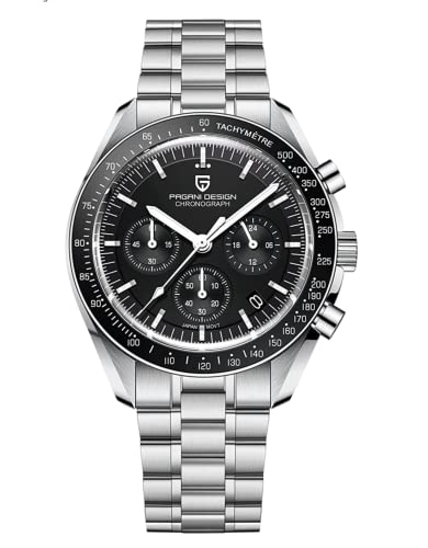 Pagani Design Analog Mens Watch (Black Dial Speedmaster Colored Strap) (B09TVWT3T4) Amazon Price History, Amazon Price Tracker
