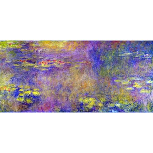 Poster Monet nénuphars nirvana jaune une touche de poésie murale
