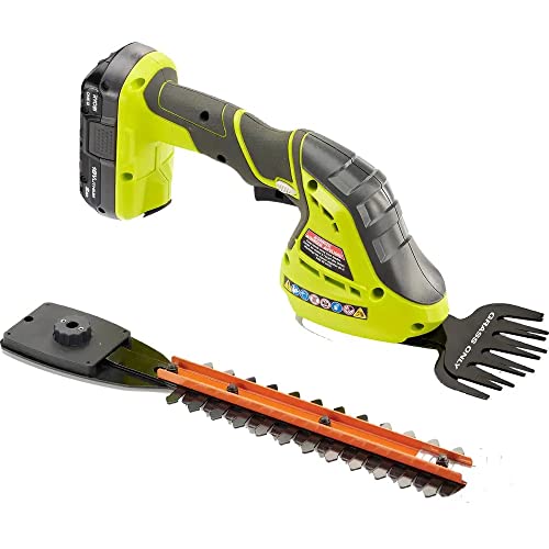 One+ 18V Cordless Grass Shear And Shrubber Trimmer With 2.0 Ah Battery And Charger #TOP7