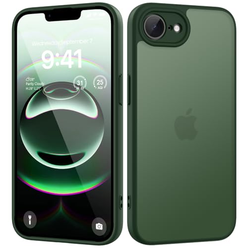 Coque iPhone 16e antichoc KPPIT pour éviter les bris d'écran vert