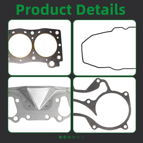 Image of Head Gasket Set FGS9000M, Fit for Toyota 4Runner, for Pickup, for Celica 1985-1995 2.4L L4 8V SOHC Naturally Aspirated 22R, 22RE, 22REC Replace FGS9000, FGS9000M(54pcs)