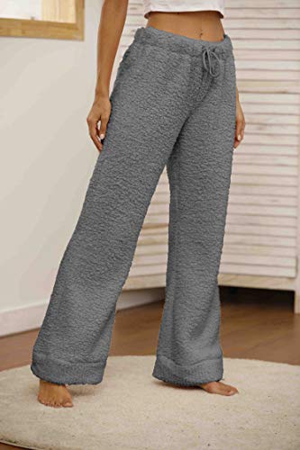 Famulily Womens Winter Cozy Lounge Pants Warm Soft Fleece Pajama Bottoms Sleepwear4