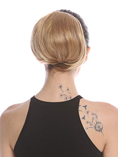WIG ME UP - 909AB-V-27B Ponytail Hairpiece Extensions very short straight voluminous like hair bun copper blond