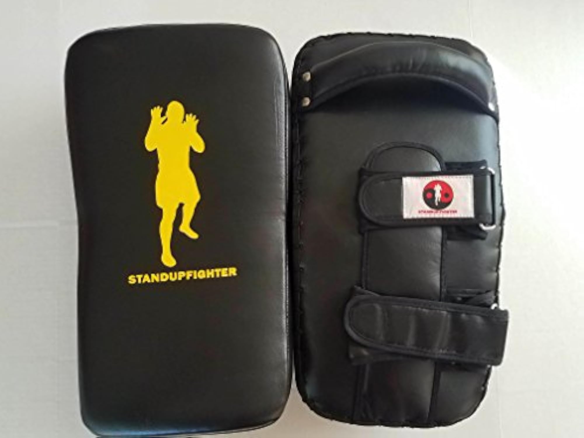 Black Thai Pads for Martial Arts Training