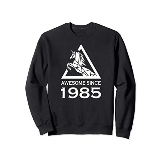 Año de nacimiento 1985 Unicornio Cumpleaños Sudadera