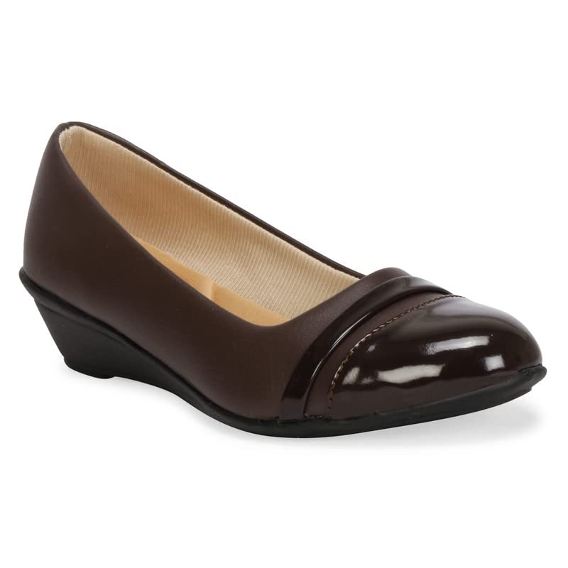 Denill Casual | Latest Collection | Comfortable Stylish Solid Wedge Heel Slip-On Bellies & Ballerina for Womens & Girls Denill Casual | Latest Collection | Comfortable Stylish Solid Wedge Heel Slip-On Bellies & Ballerina for Womens & Girls