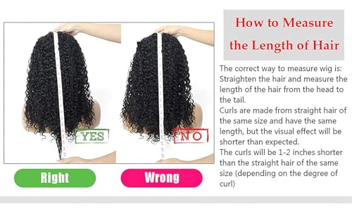 xsy headband wig human hair deep wave 16 inch curly headband wig glueless none lace front wigs for black women half wigs 150 density natural color