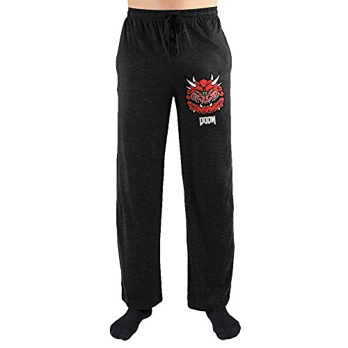 Doom Game Cacodemon Print Men's Loungewear Lounge Pants-Medium