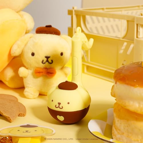 Image of Otamatone Melody Sanrio Electronic Instrument Toy Keychain - Pompompurin