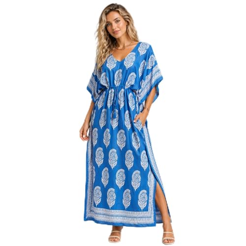 Image of Miss Lavish London Women's Kaftan- Kaftan Dress for Casual, Party, Evening, Vacation and Everyday Wear
