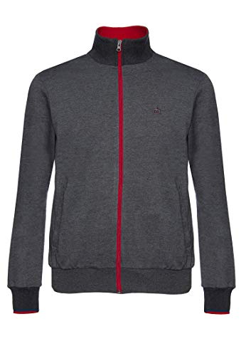 Merc of London Truman, Sweat-shirt Homme, Marron (Marl Charcoal 110), Medium (Taille fabricant: M)