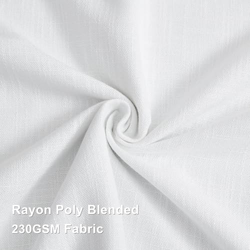Image of Vision Home White Pinch Pleated Full Blackout Curtains 60 inch Wide Thermal Insulated Window Panels 108 inch for Bedroom Living Room Darkening Pinch Pleat Drapes with Hooks Back Tab 9 FT 60 inchWx108 inchLx1