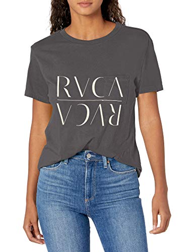 RVCA Women Under Over Tee Green Medium