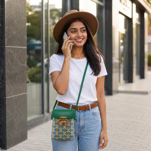 Image of PALAY Women Sling Bag Girls Stylish Pu Leather Crossbody Bag For Girls, Sling Phone Bag Double Layer Daily Bag With Detachable Shoulder Belt Small Sling Zipper Bag, Girls Gift - 1