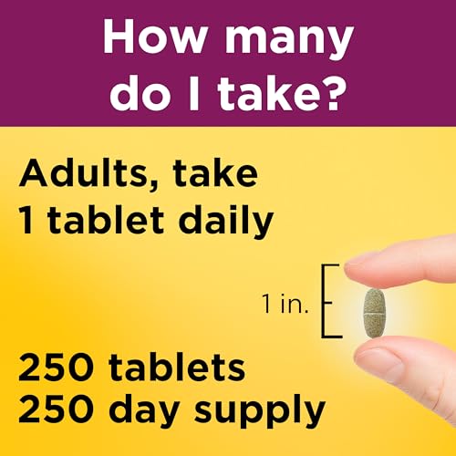 Image of Nature Made Prenatal Multivitamin with Folic Acid, Vitamin & Mineral Supplement, Daily Nutritional Support, Prenatal Vitamins for Women, 250 Tablets, 250 Day Supply