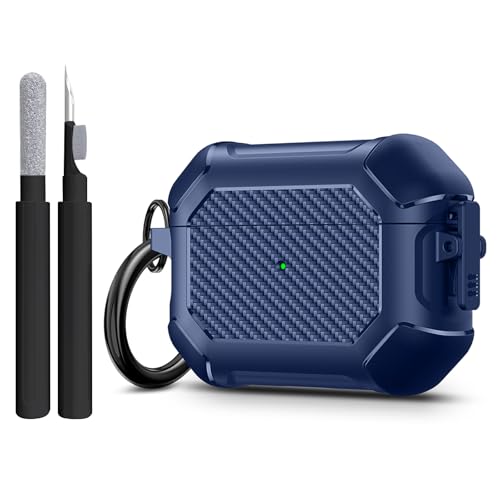 Image of Compatible with Airpods Pro 3 Case(2025),for Airpods Pro 3rd Generation Cases Cover with Keychain Cleaner Kit Soft Silicone Shockproof Cover for Women Men