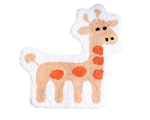 WARISI Kids Giraffe Animal Bath Rug