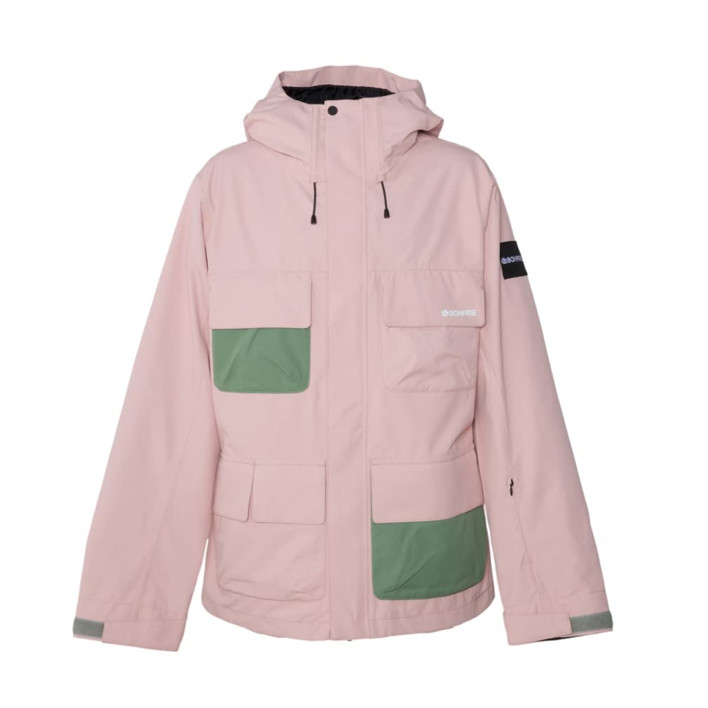 BONFIRE ピンク スノーボードジャケット Amazon.co.jp: [ボンファイア] スノーボード ジャケット PITCH SHELL