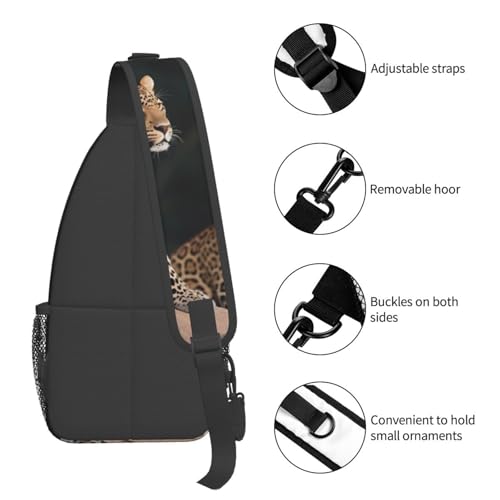 Bolso Cruzado Urbano Negro para Hombre y Mujer miniatura 5