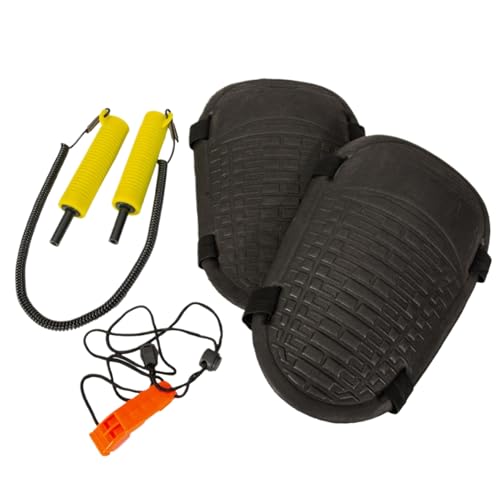 Accesorios de | Juego de Supervivencia con Herramienta y Silbato | Equipo de protección de al Aire Libre de Invierno con Rodilleras | para Uso en en Hielo, Invierno al Aire Libre