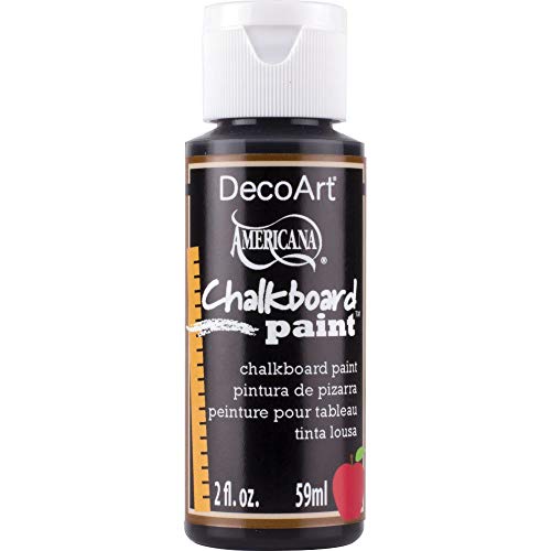 DecoArt DS90-3 Americana Chalkboard Paint, 2-Ounce, Black Slate