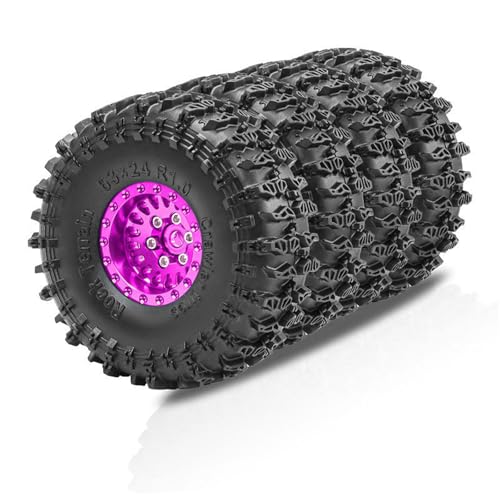 Pneus roue mud terrain voiture télécommande pièces de rechange beadlock - 6