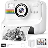 Gontence Camara Fotos Infantil, 2,4" Selfie Camara Fotos Infantil Instantanea con Tarjeta de 32G y Papel de Impresión, Juguetes Regalo niña niño 3 a 12 años (Blanca) Gontence Camara Fotos Infantil, 2,4" Selfie Camara Fotos Infantil Instantanea con Tarjeta de 32G y Papel de Impresión, Juguetes Regalo niña niño 3 a 12 años (Blanca)