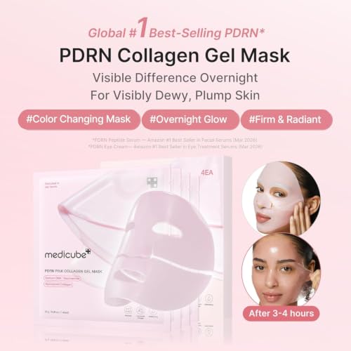 medicube Jelly Gel Maske PDRN Pink Kollagen mit Lachs-DNA x4 – Ansicht 2