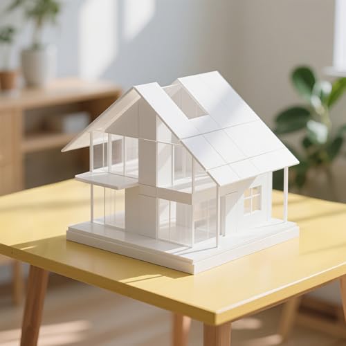 HEIYUET 6 Stück Acrylplatten Weiß, 400 x 300 x 3 mm Acryl Platte Weiss, Kunststoffplatten Acryl Platten für DIY Projekte, Anzeigetafeln, Modellbau, Handwerk