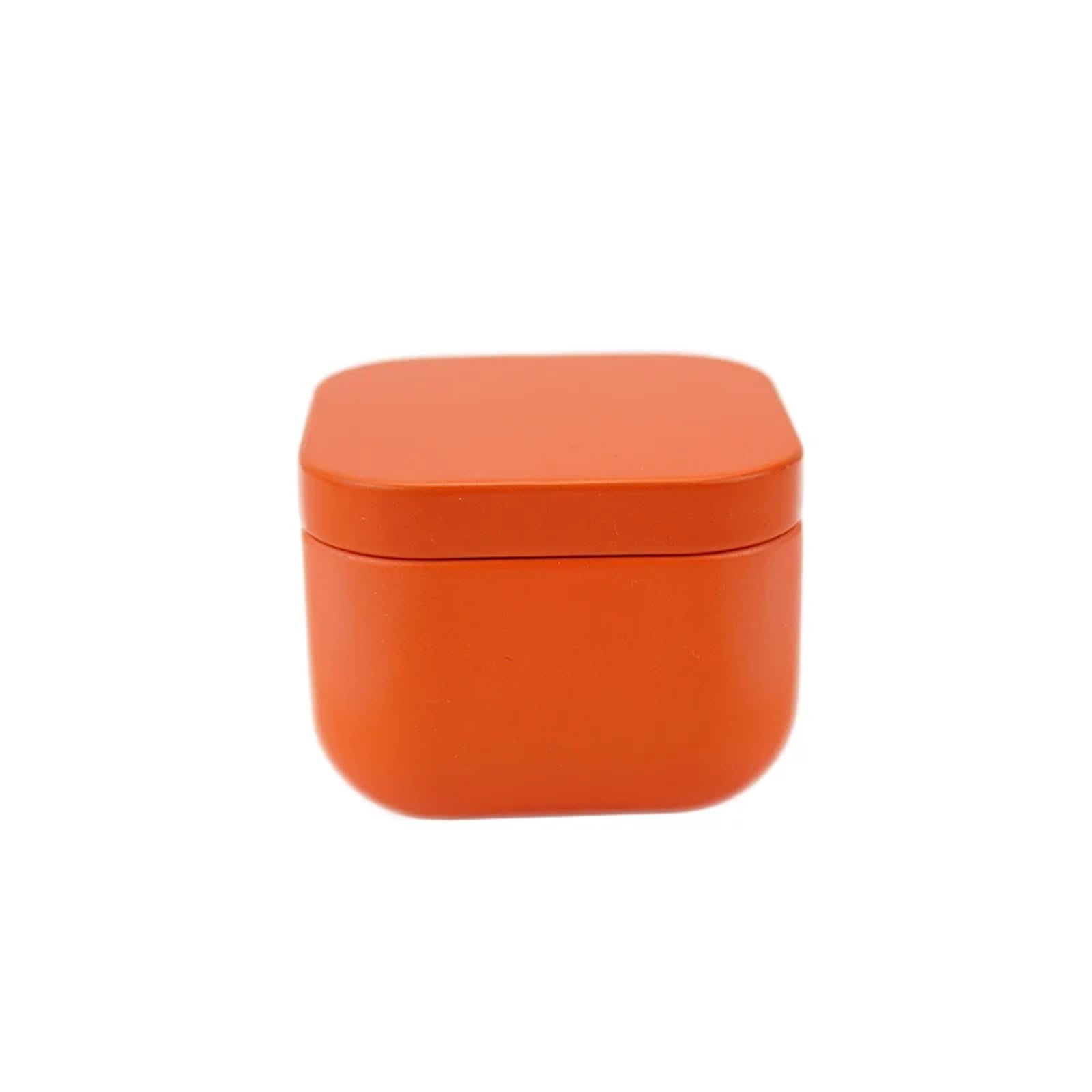 Gwyzax Metal Tin Box with Lids 50ml Empty Square Candle Jars with Lids 12/24pcs Metal Tin Containers for Storage