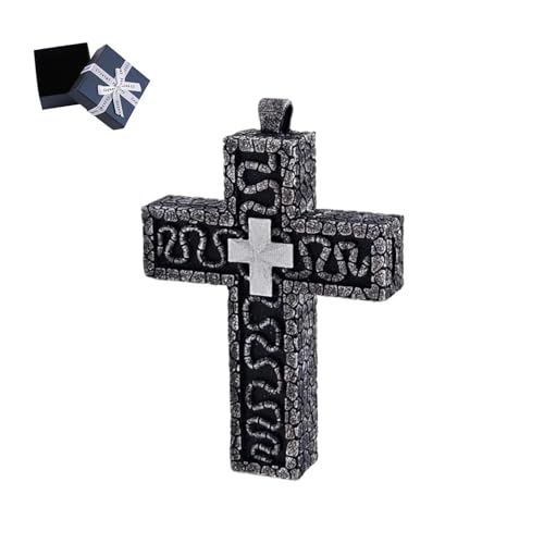 Squids Necklace Game Cross-Shaped Necklaces with Secret Compartment Squid Necklace Game Cross Pendant Necklaces with Gift Box(1pc)