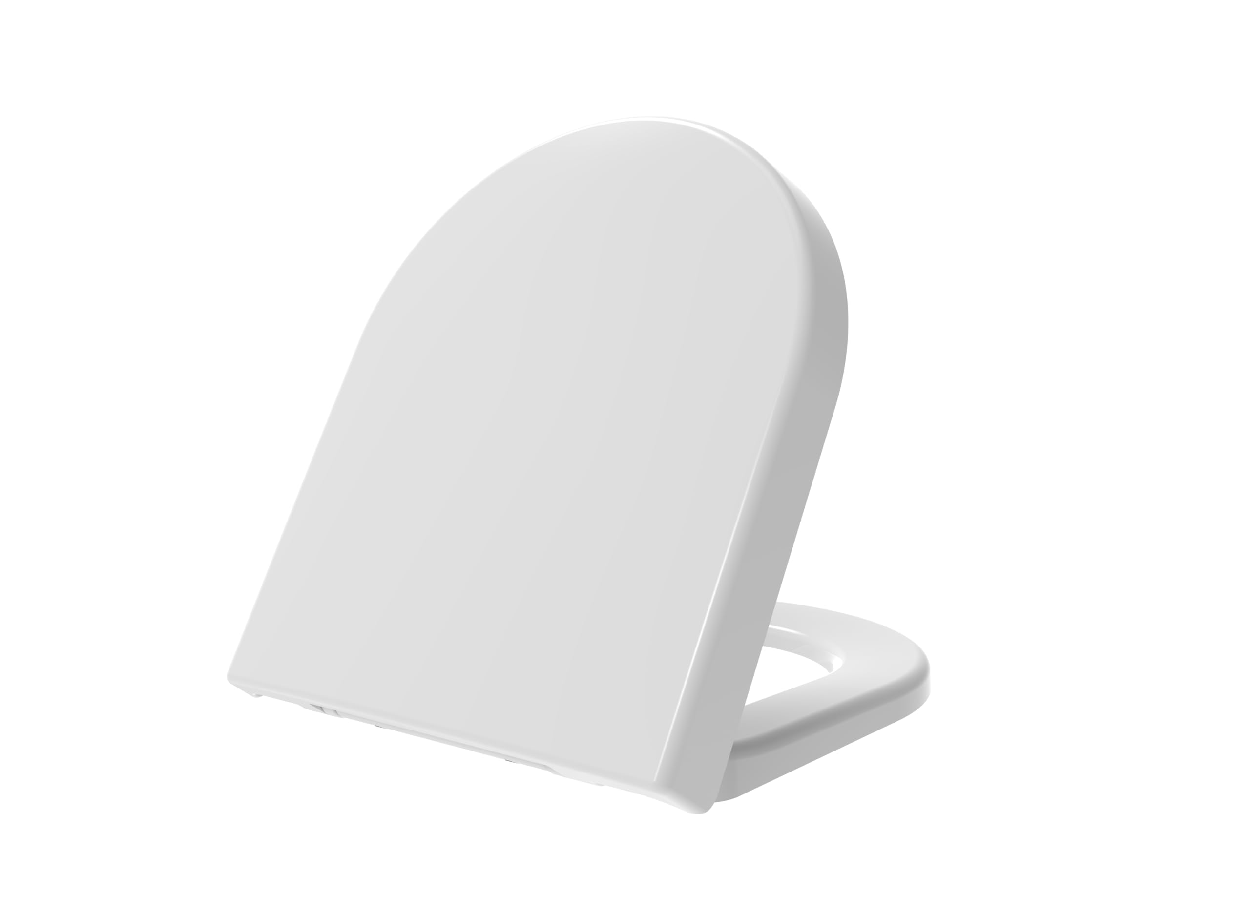 Grünblatt Asiento de inodoro compatible con Villeory & Boch Architectura, descenso automático y extraíble para limpieza Duroplast, color blanco
