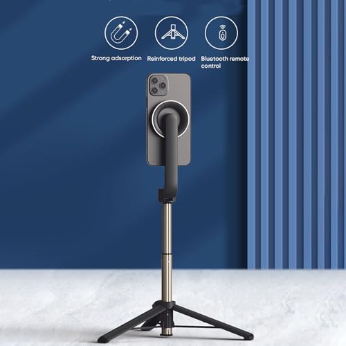 Trépied magnétique rétractable extensible avec télécommande streaming direct - 4
