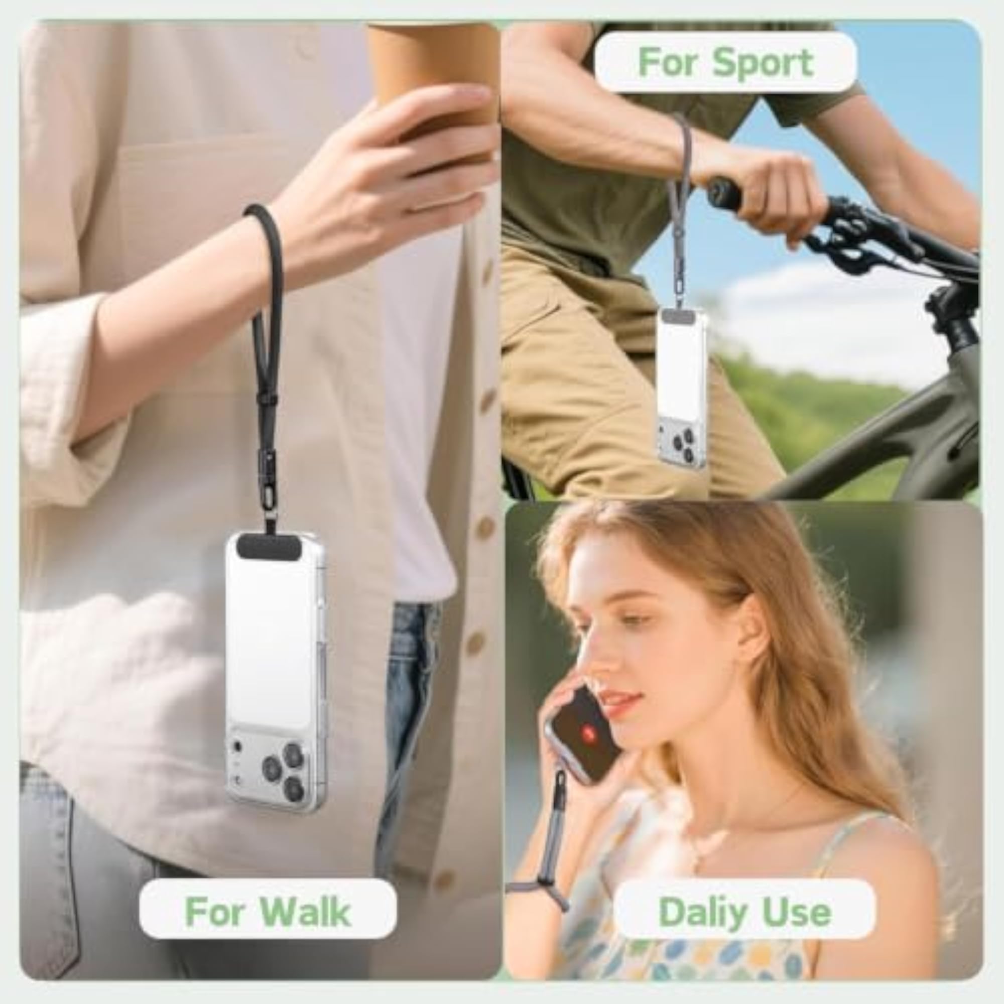 3 Pack Adjustable Phone Lanyard for Mobile Cases
