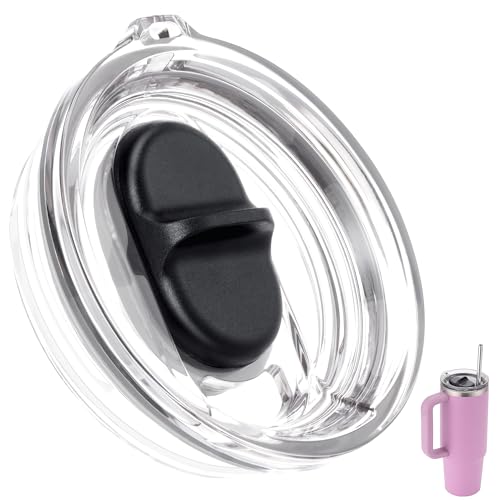 Image of 30oz Replacement Lid for 30oz Stanley Quencher H2.0 FlowState Tumber, Leak Proof Lid Fit for Stanley Cup, Reusable Dustproof Tumbler Cover