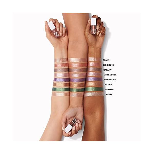 elf-Liquid-Metallic-Eyeshadow-Gel-Formula-High-Impact-Multi-Dimensional-Finish-One-Swipe-Coverage-Big-Dipper-01-Fl-Oz-3mL e.l.f. Liquid Metallic Eyeshadow, Gel Formula, High-Impact Multi-Dimensional Finish, One-Swipe Coverage, Big Dipper, 0.1 Fl Oz (3mL)