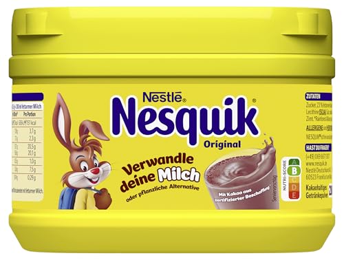 Nestlé Nesquik Original kakaohaltiges Getränkepulver, ideal für Milchshakes & heiße Getränke, 1er Pack (1 x 280g)