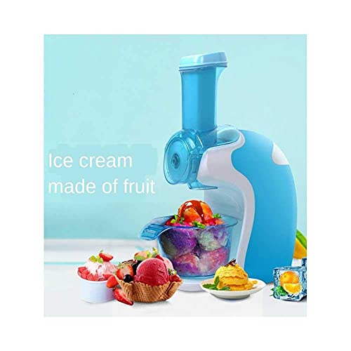 YYAI-HHJU Gefrorene Frucht-Dessert-Maschine, 220V Gefrorene Frucht-Softeismaschine + Abs Tragbare Eismaschine, EIN-Knopf… – Bild 3