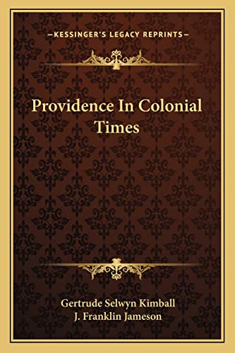 Providence In Colonial Times