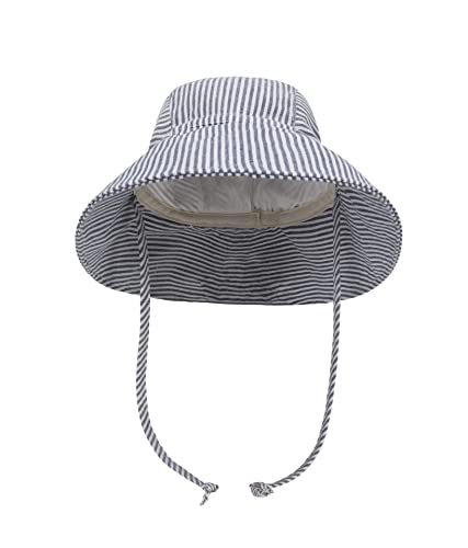ZEBAN Unisex Child Adjustable Wide Brim Sun Protection Hat UPF 50 Sunhat for Baby Girl Boy Infant Kids Toddler Kids Age 1-43
