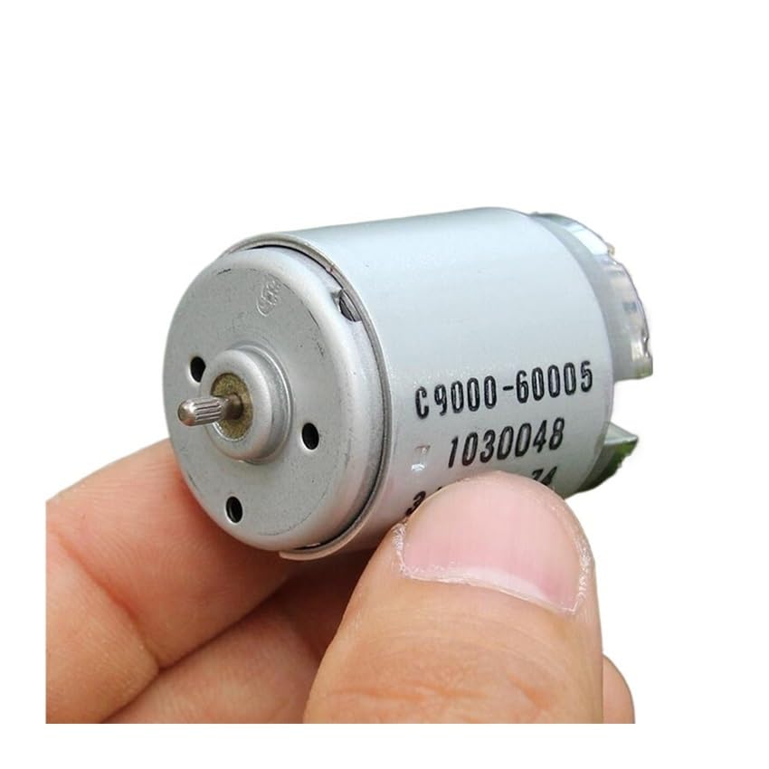 Moteur CC 385 12V-24V à arbre dentelé pour modèle de bricolage